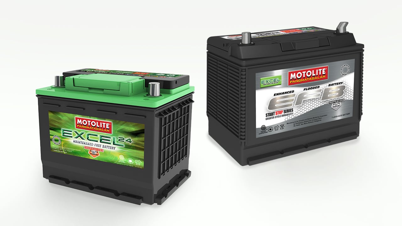 two motolite batteries