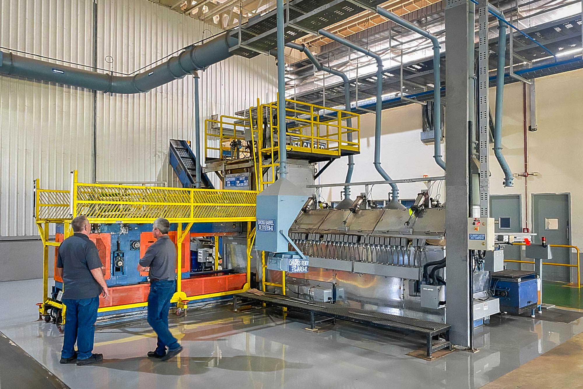 EAGLE turnkey projects; equipment in factory