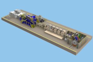 3d rendering of the Eagle grid stamping line