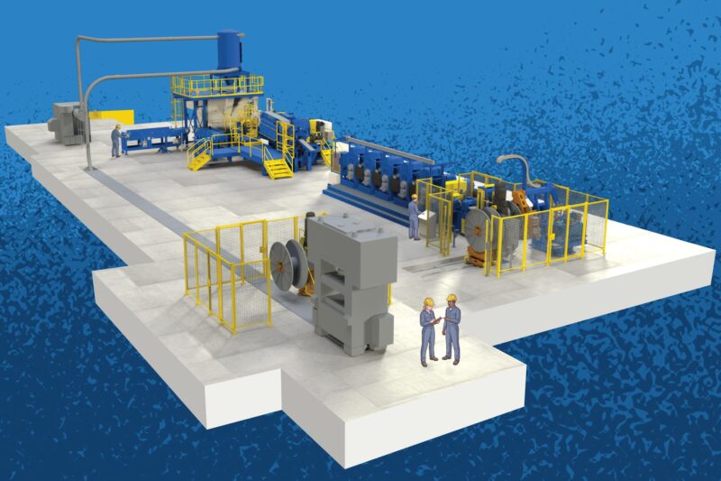 3d rendering of the Eagle Contigrid stamping line