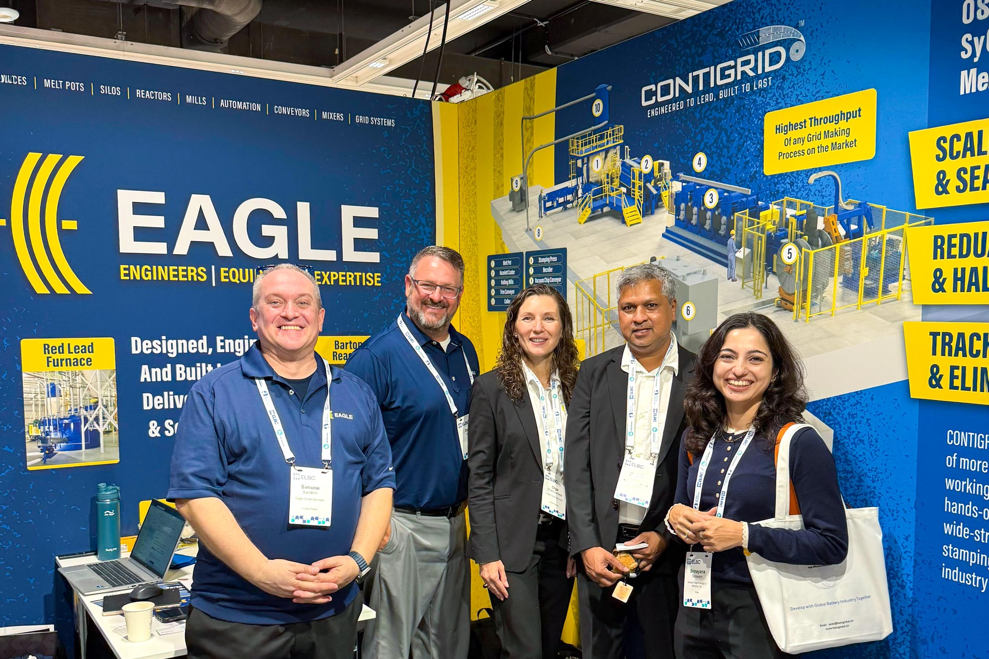 Eagle team members and visitors at the Eagle ELBC 2026 booth